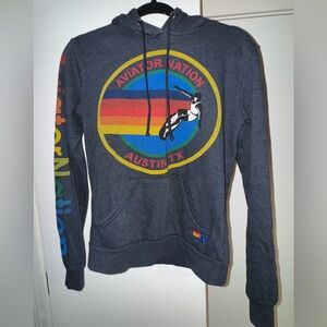 Aviator Nation Gray Hoodie